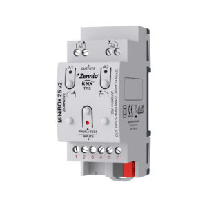 MINIBOX 25 V2. RELEE UNIVERSAALNE 2x 16A ja 5x ANALOOG VÕI DIGITAALNE SISEND - ajutine