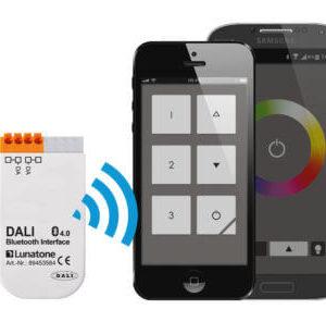 DALI, juhtimne, lunatone, bluetooth, liides