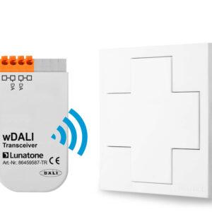 wDALI, remote, pult, vastuvõtja, cross